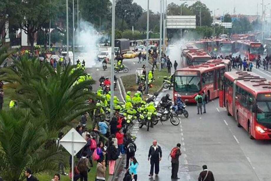 Procuraduría pidió información por accionar del Esmad en manifestaciones contra TransMilenio