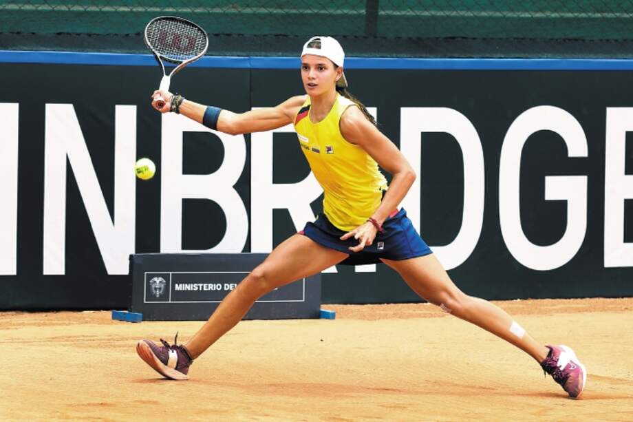 Emiliana Arango ha ganado los dos partidos que ha jugado en la presente edición de la Billie Jean King Cup que se está disputando en Cúcuta.