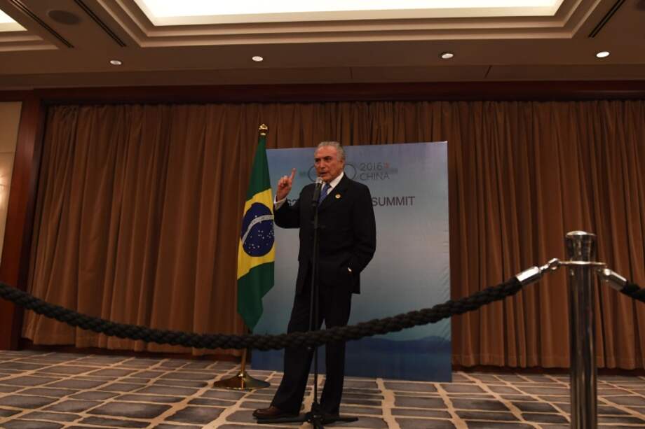 El presidente de Brasil en China. /AFP