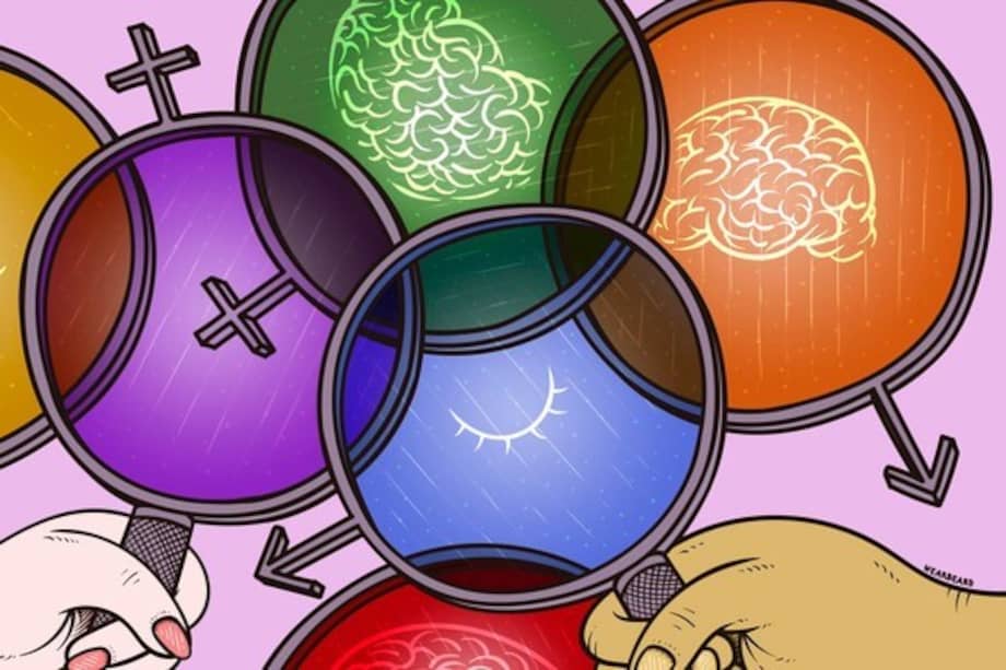 La brecha entre quienes niegan grandes variaciones cerebrales entre sexos y quienes, en cambio, las consideran demostradas, sigue hoy día más abierta que nunca. Ilustración: Wearbeard / SINC