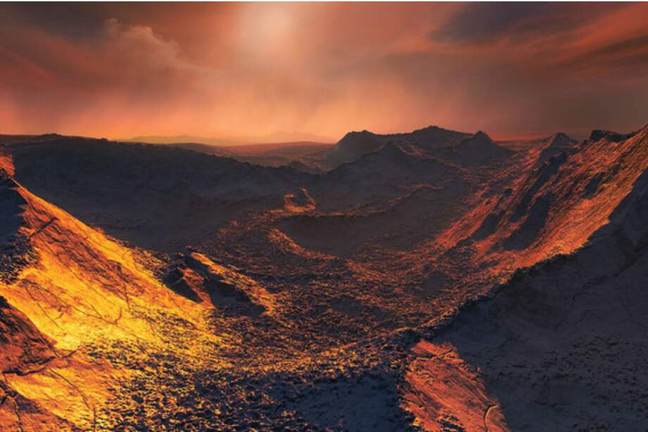 Ilustración del cercano exoplaneta que orbita alrededor de la estrella de Barnard. / M.KORNMESSER