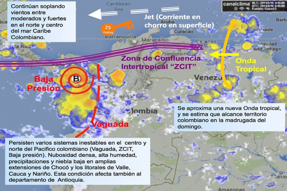 Pronóstico del clima para este 16 de agosto