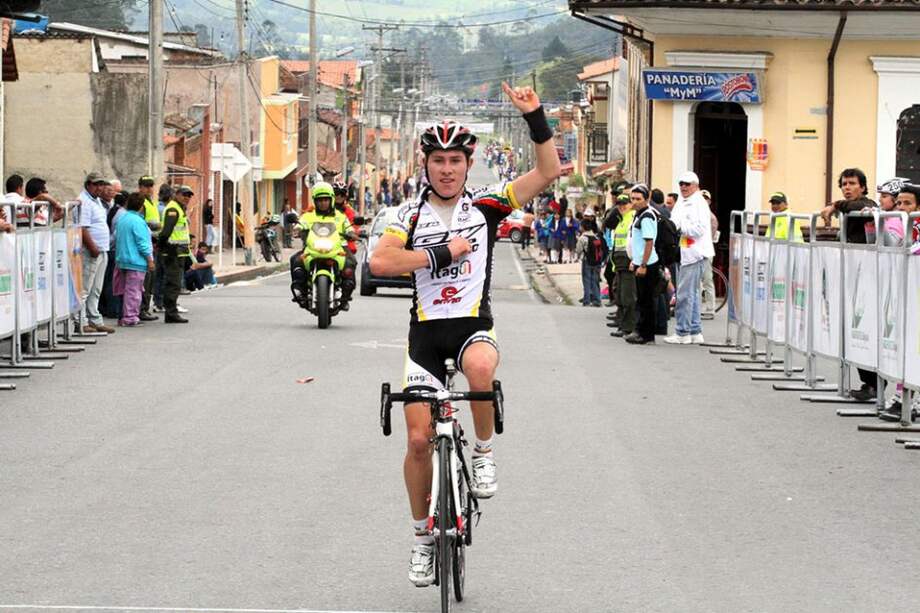 El ciclista antioqueño Tito Hernández.