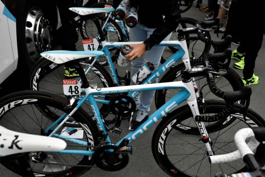 Bicicletas que se están utilizando en el Tour de Francia. Foto: AFP
