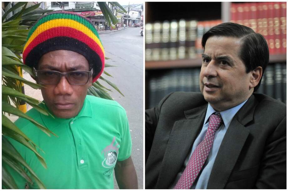 Hoovert Carabalí, representante legal del consejo comunitario de la Plata Bahía Málaga, demandante del Ministerio del Interior y Juan Fernando Cristo, es la persona encargada de hacer efectivos los derechos de las comunidades étnicas. / Particular, Archivo - El Espectador