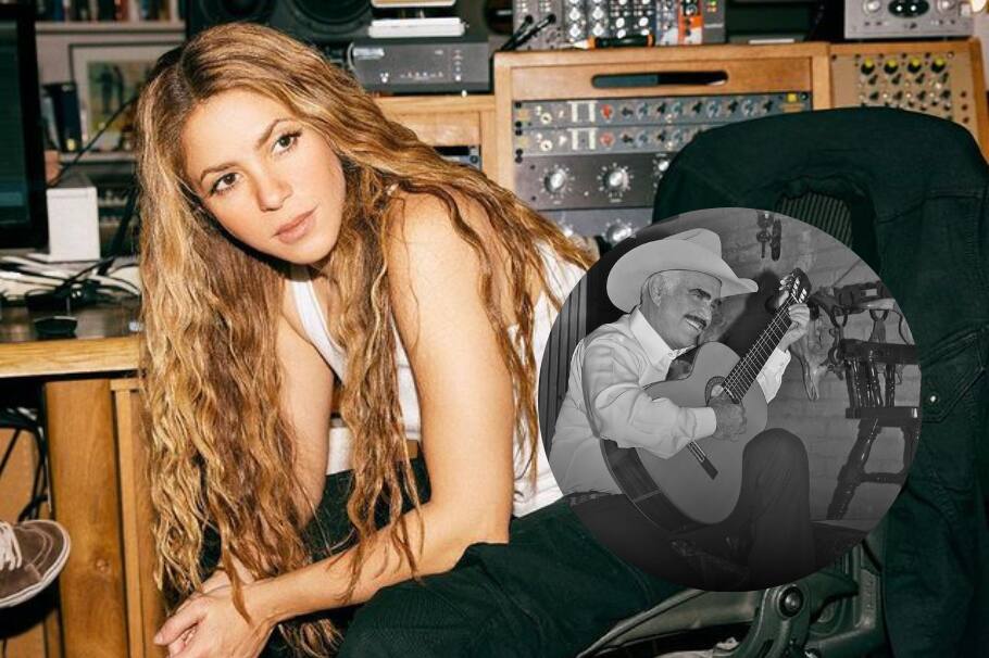 Shakira enterneció las redes sociales cantando con su hijo menor una canción del fallecido Vicente Fernández.