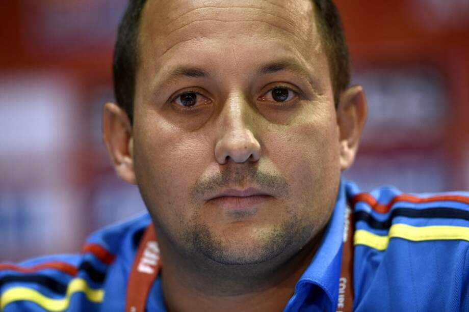 Felipe Taborda, entrenador de la selección Colombia Femenina. Foto: AFP