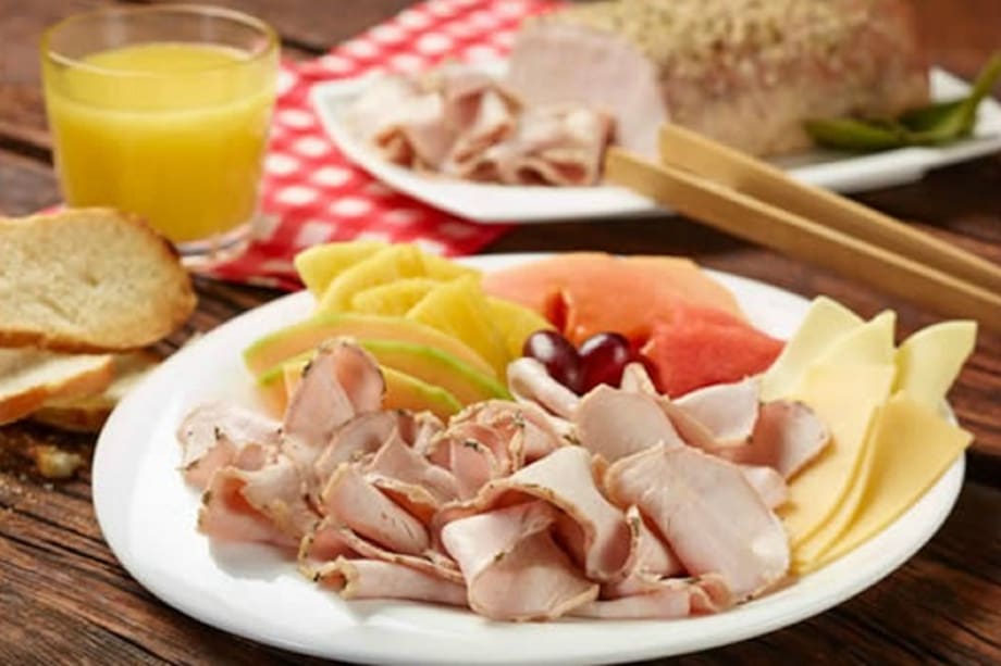 Jamón casero. Me encanta la carne de cerdo