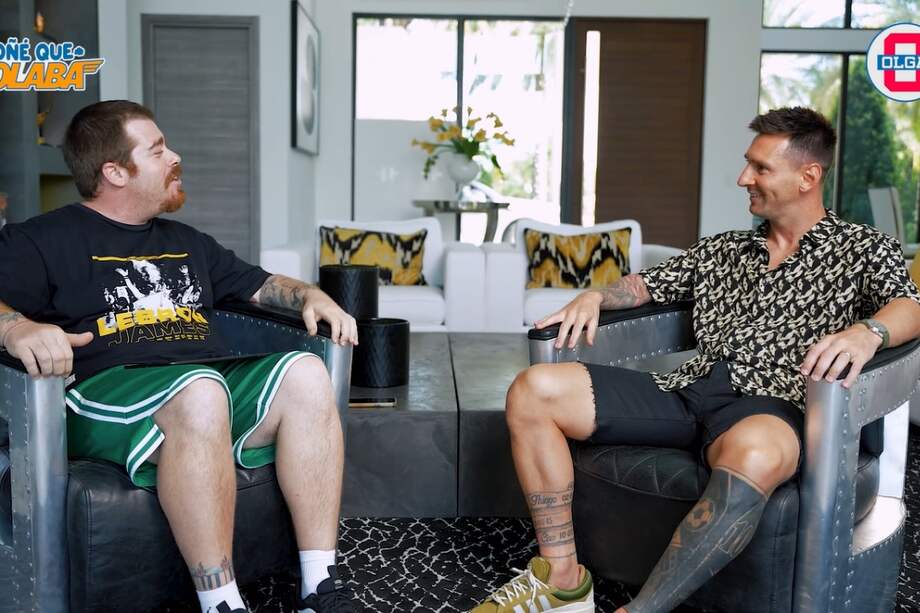 Messi ofreció una entrevista para el programa "Soñé que Volaba", dirigido por Migue Granados, del canal Olga. La charla tuvo lugar en la casa del astro argentino en Miami, Estados Unidos.
