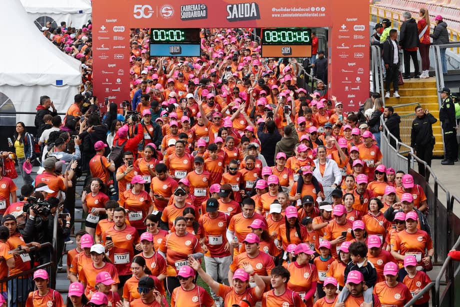 Participantes de la Caminata de Solidaridad en la edición de 2025.