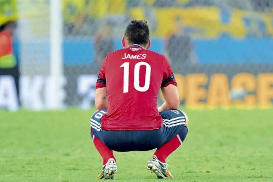 James Rodríguez en el Mundial de Brasil 2014. / AFP