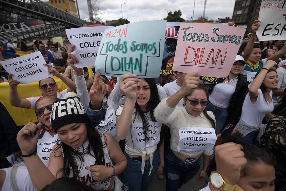 El informe de Medicina Legal arrojó que Dilan Cruz murió por el impacto de un "bean bag". / Mauricio Alvarado-El Espectador