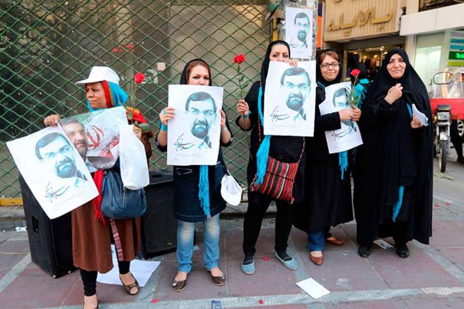 Candidato presidencial iraní y ex jefe de la Guardia Revolucionaria, Mohsen Rezai.