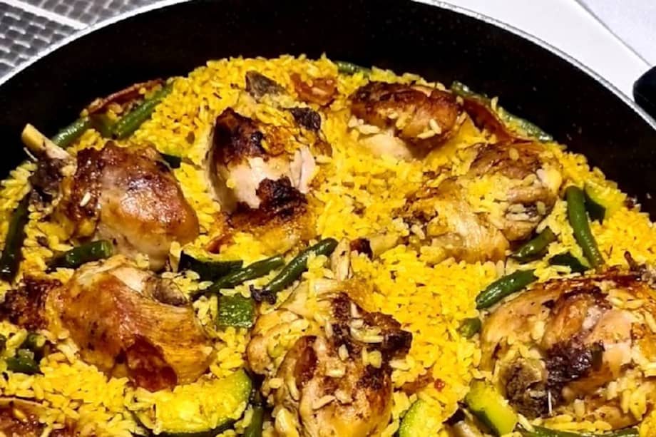 Arroz con pollo.