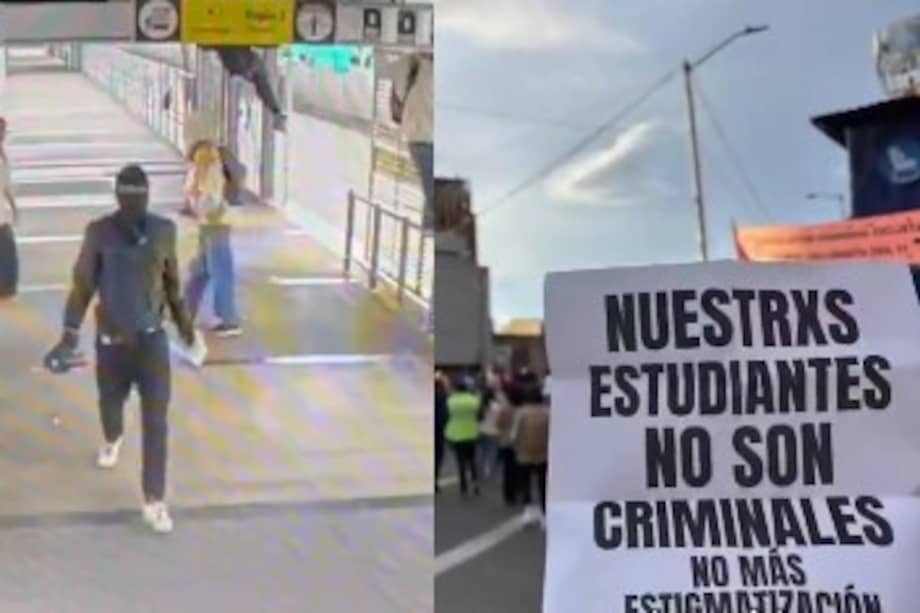Estudiantes, guardas y agentes de la UNDMO protagonizaron dos días de tensión alrededor de la estación Calle 76.