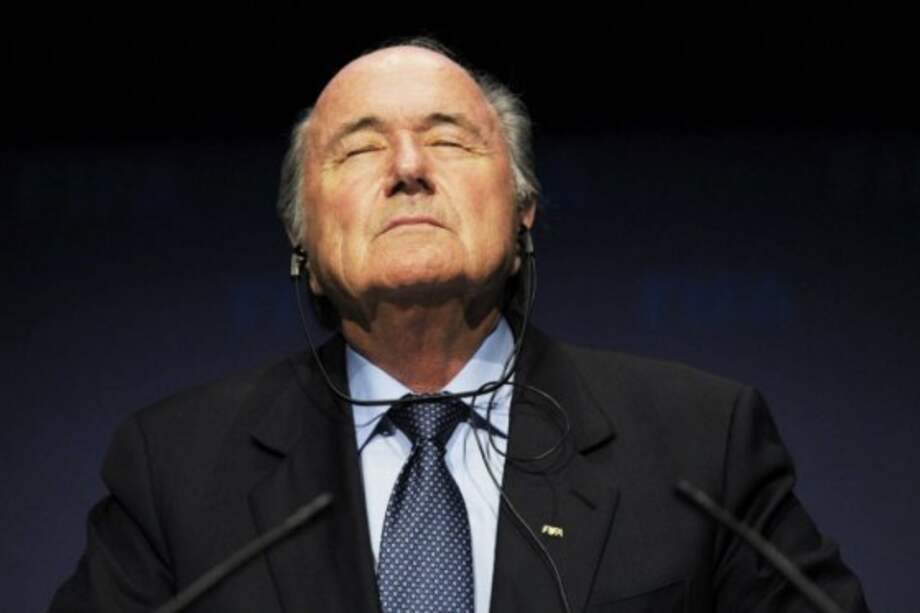 Joseph Blatter en la presentación del Congreso de la Fifa. Foto: AFP