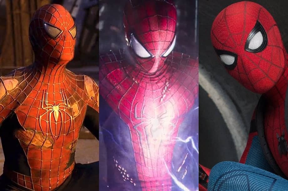 Estos tres Spider-Man forman parte del Universo Cinematográfico Marvel.