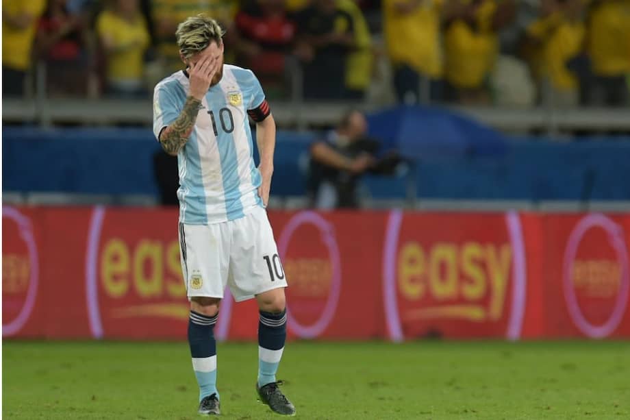 Argentina se ubica sexta en la tabla, por ahora, afuera del Mundial. / AFP