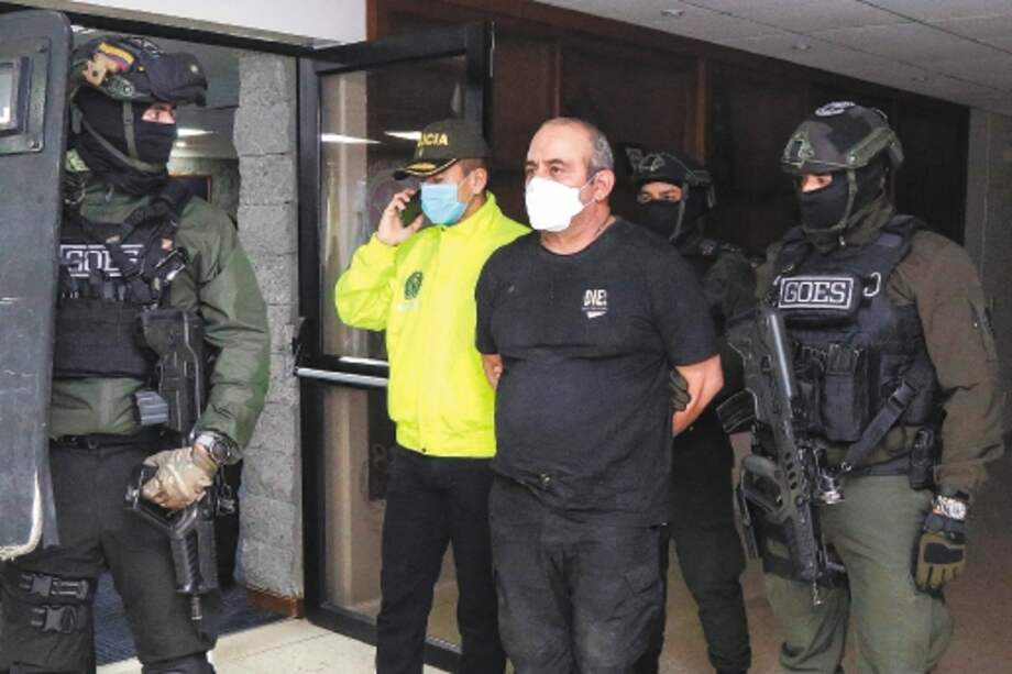 Otoniel fue capturado el pasado 23 de octubre en la vereda Pítica, de Turbo (Antioquia). / AFP