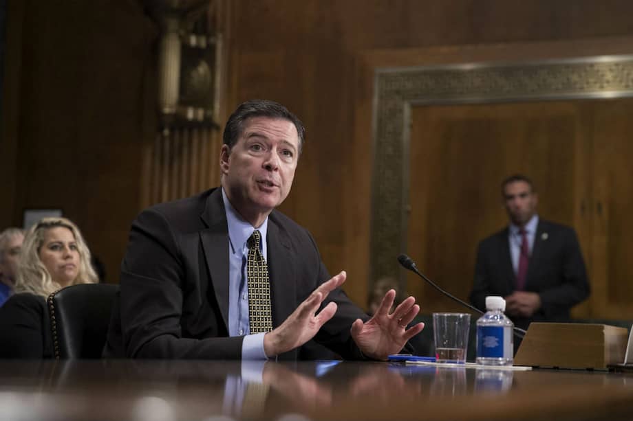 James Comey, hoy exdirector del FBI. Fue despedido por Trump. / AFP