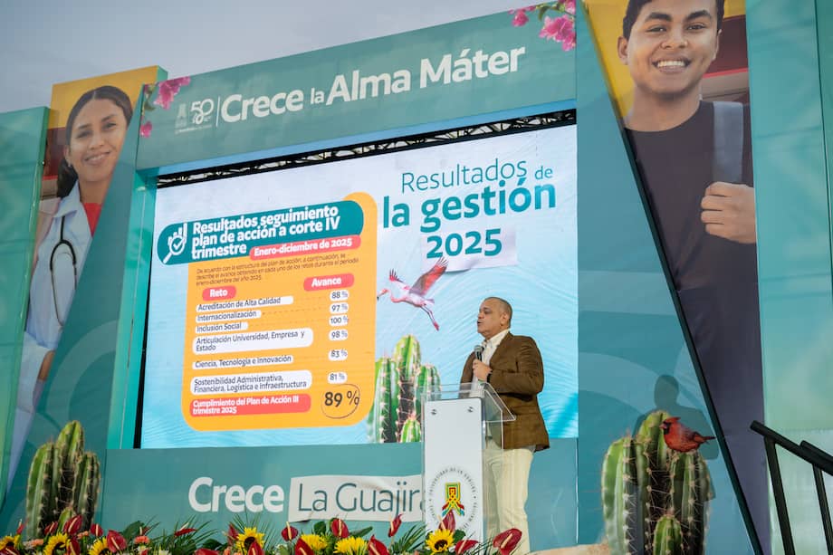Carlos Arturo Robles Julio, rector de la Universidad de la Guajira. / Cortesía Uniguajira