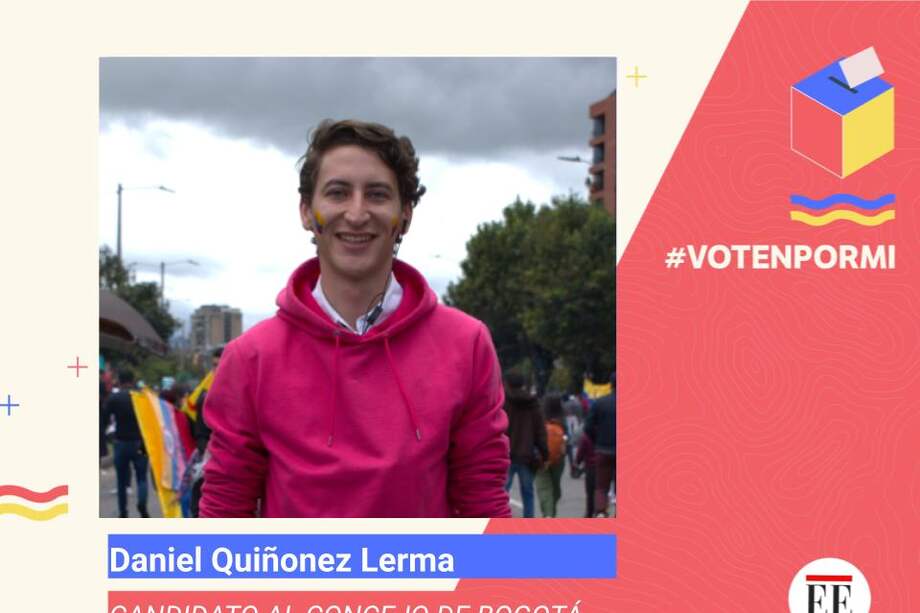 Candidato al Concejo de Bogotá por el partido Dignidad y Compromiso.