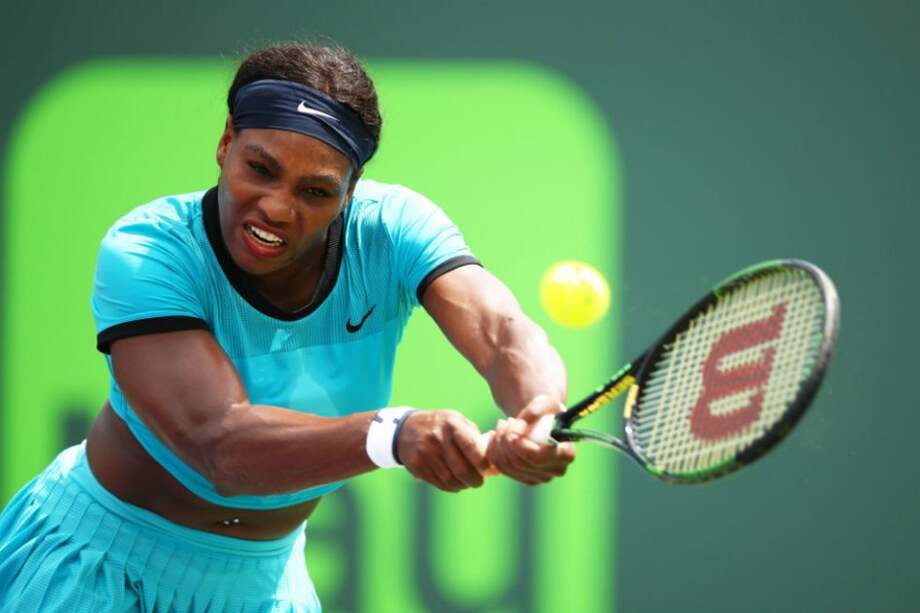 Serena Williams, eliminada del Masters 1000 de Miami. Foto: AFP