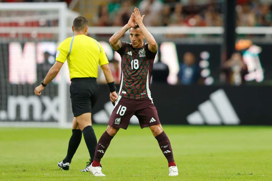 Andrés Guardado, en el reciente amistoso entre México y Estados Unidos, en Guadalajara (México). EFE/ Francisco Guasco