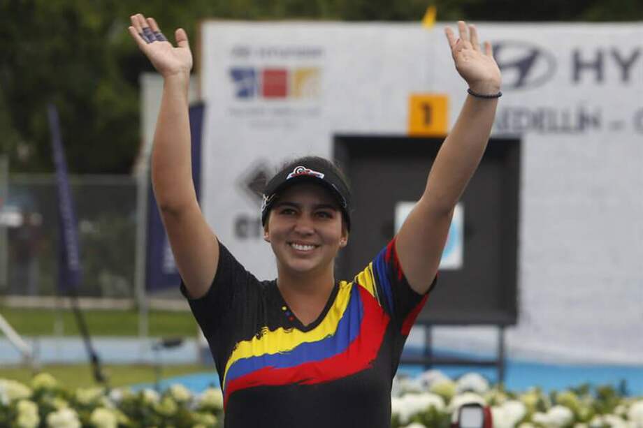 La risaraldense Sara José López Bueno, la mejor tiradora del mundo. / EFE