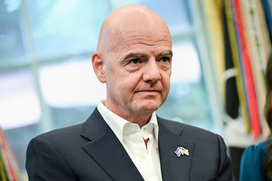 Gianni Infantino, presidente de la FIFA, en la Casa Blanca, Washington, Estados Unidos.