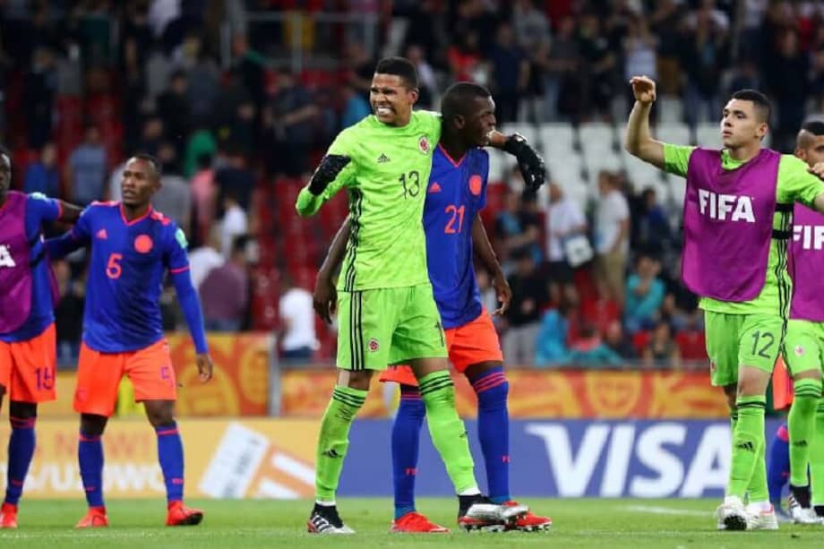 Kevin Mier, la figura de Colombia ante Nueva Zelanda. / FIFA.COM