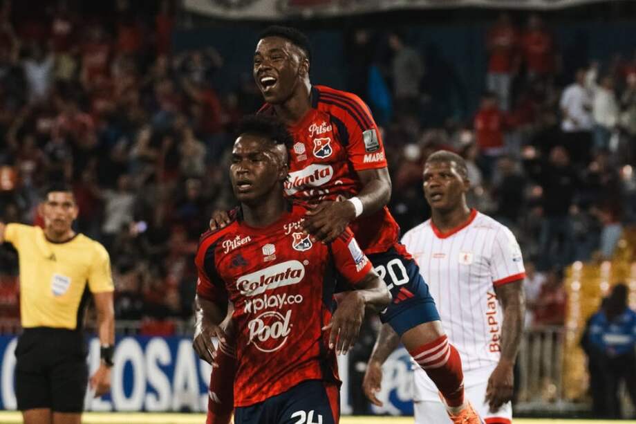 Medellín remontó y se impuso 2-1 sobre América en la Liga BetPlay: vea los goles