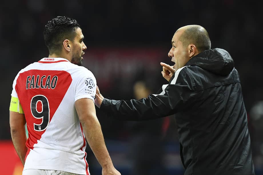 Leonardo Jardim habló sobre el presente de Falcao en rueda de prensa. / AFP