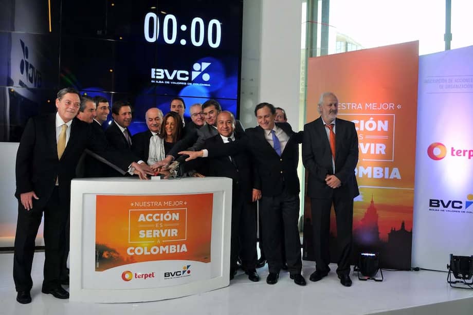 El título de Terpel comenzó a negociarse ayer en $14.760. / Cristian Garavito