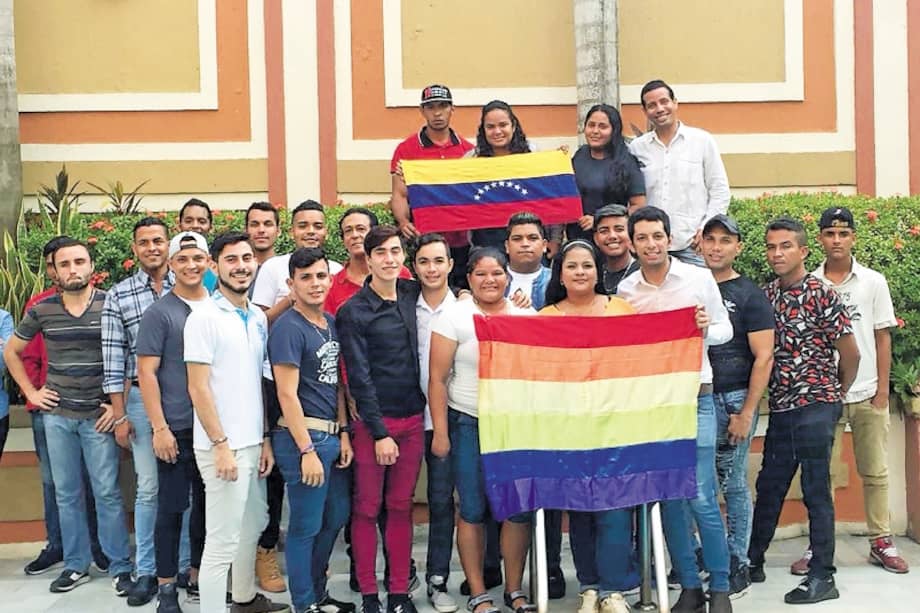 36 líderes LGBT venezolanos se reunieron en Barranquilla con el apoyo de Caribe Afirmativo y la Friedrich Ebert Stiftung. / Archivo Particular