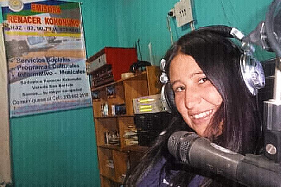 María Efigenia Vásquez Astudillo, periodista kokonuca asesinada el 8 de octubre de 2017 cuando regresaba a casa tras cubrir un proceso de recuperación de tierras de su comunidad.