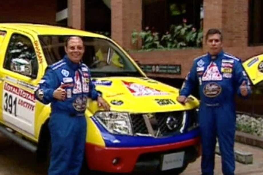 Dos de los colombianos que corren en el Rally Dakar 2013