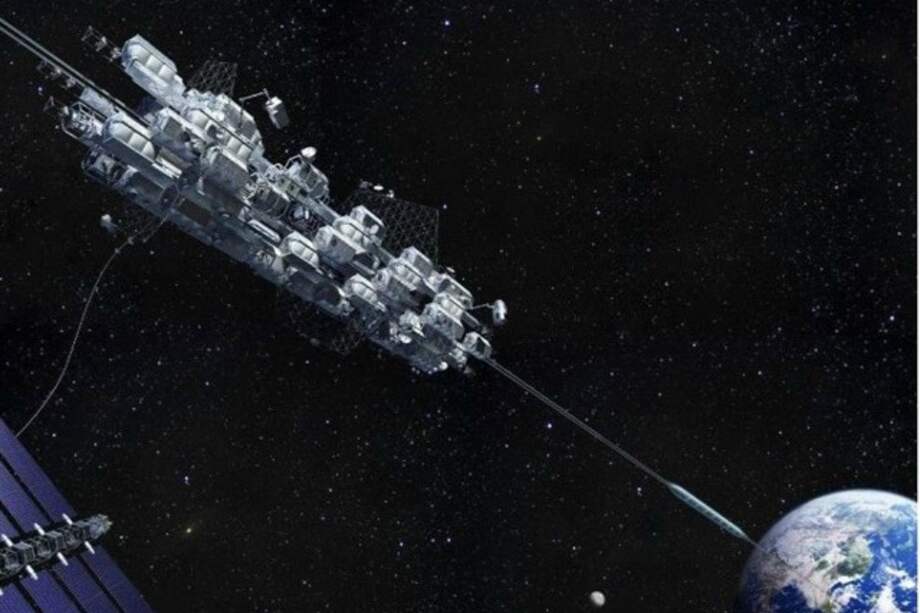 Ilustración del ascensor espacial. / Tomada de www.obayashi.co.jp