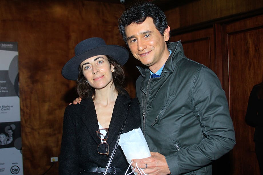 Carlos Manuel Vesga junto a su esposa Jimena Durán