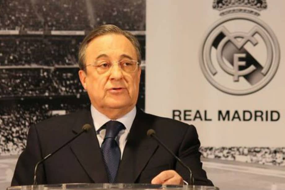 El presidente del Real Madrid, Florentino Pérez