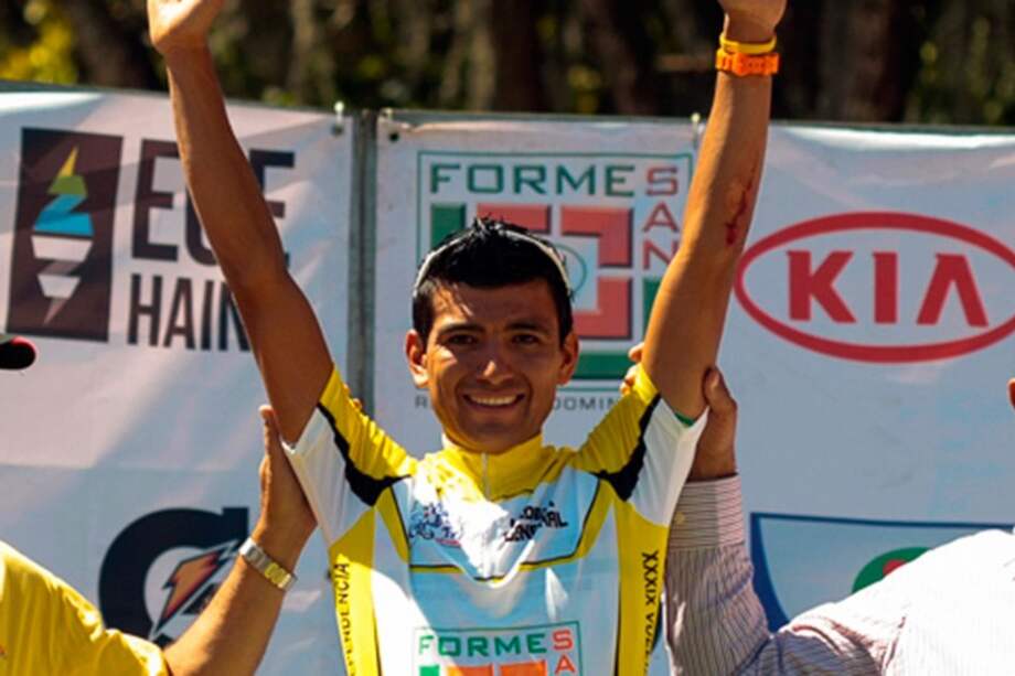 Edwin Sánchez, ciclista colombiano.