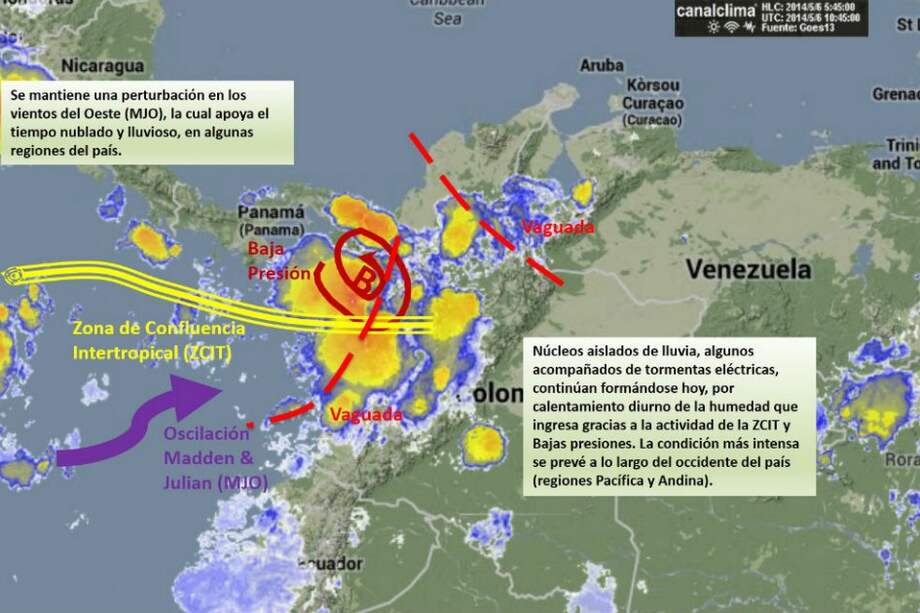 Pronóstico del clima para este 6 de mayo