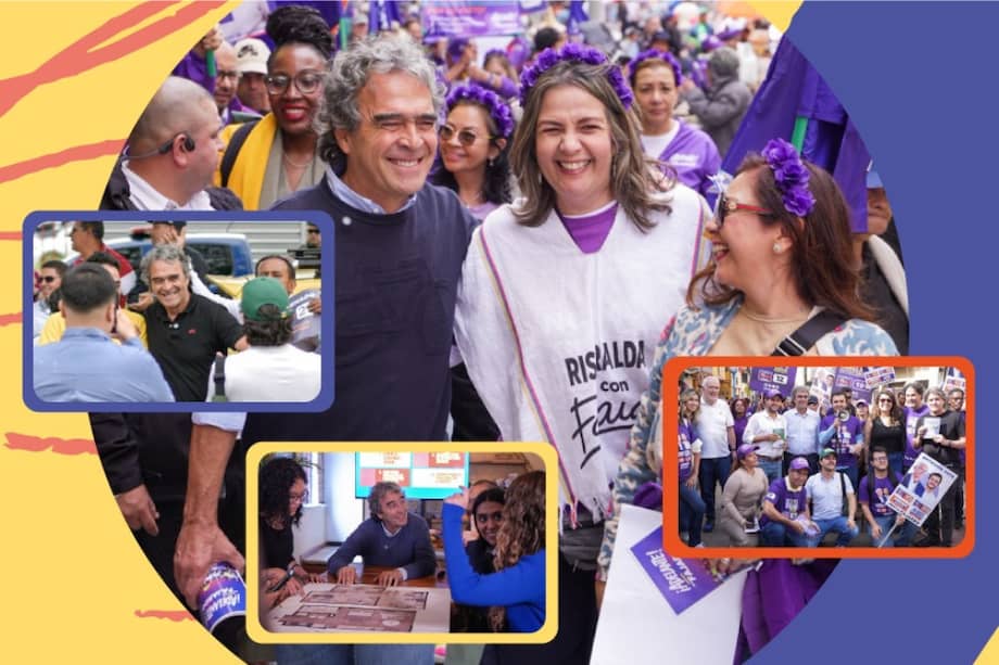 Sergio Fajardo coordina, junto con Edna Bonilla, los detalles de su campaña presidencial, a la cual le dio un fuerte componente digital.