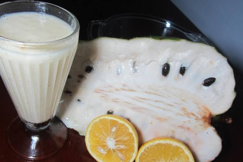 Jugo de guanábana para abrir el apetito