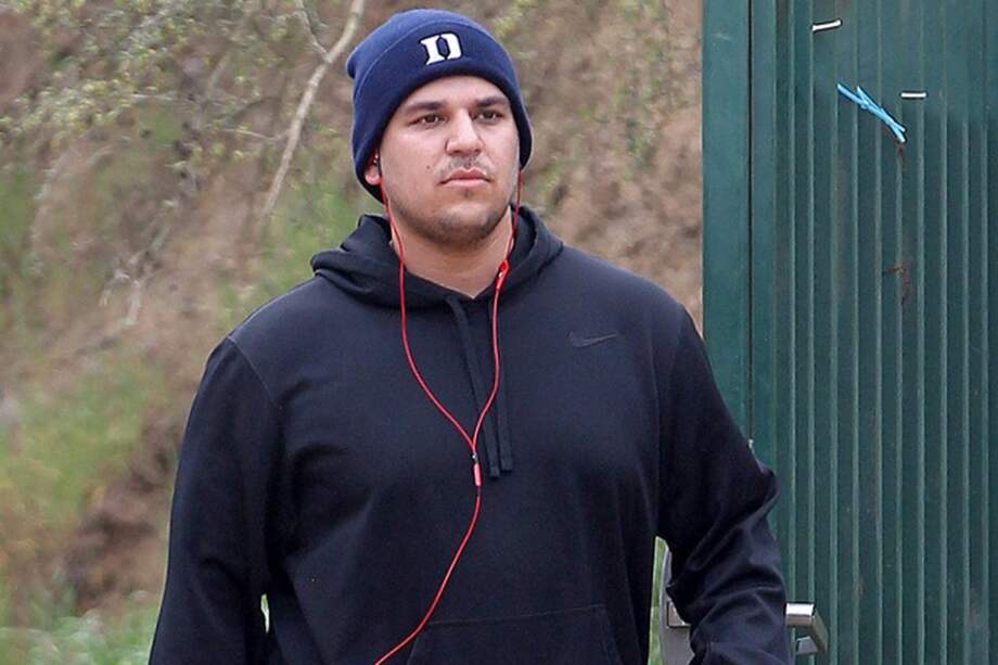 Rob Kardashian, hermano de Kim, Kourtney y Khloé.