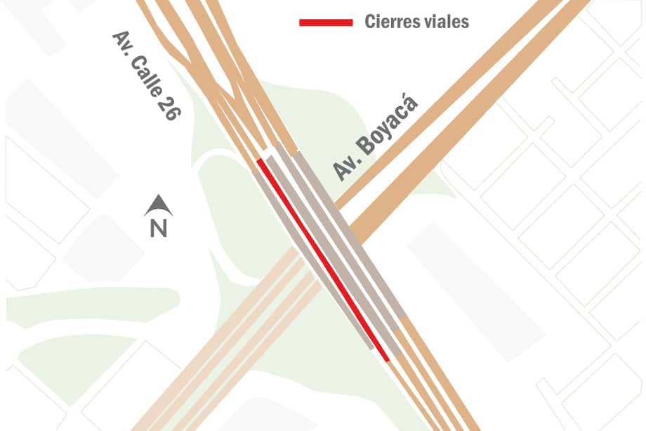 Puente de la Avenida Calle 26 por Avenida Boyacá / El Espectador