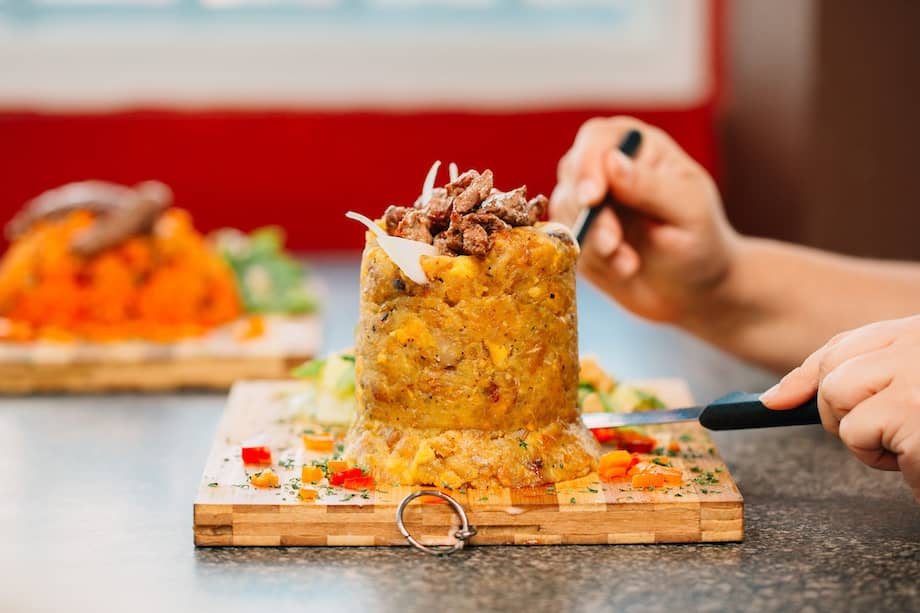 El mofongo es uno de los platos más tradicionales de Puerto Rico.