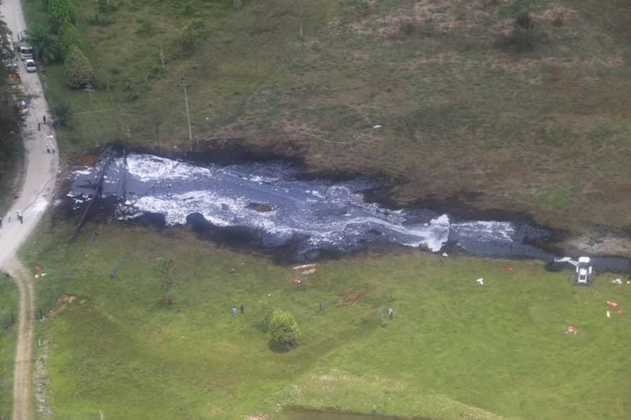 La carga explosiva habría sido instalada sobre el oleoducto del poso Costayaco 11, ubicado a la altura de la vereda El Porvenir, en el municipio de Villa Garzón.
/ Ejército Nacional