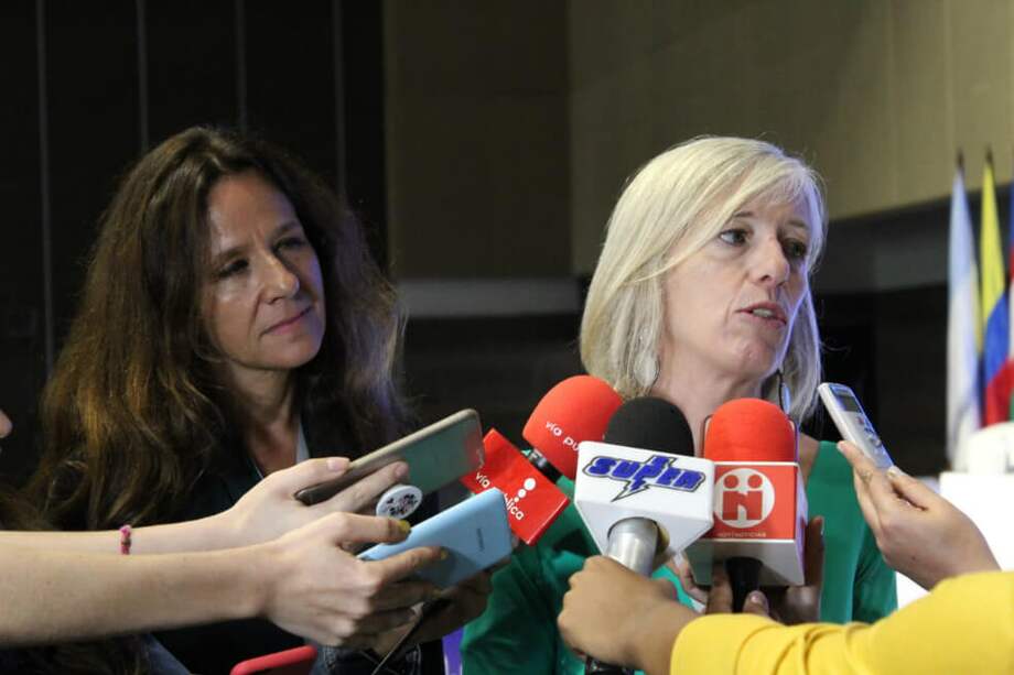 Directora de la Unesco, Stefania Gianini. / Cortesía Alcaldía de Cali