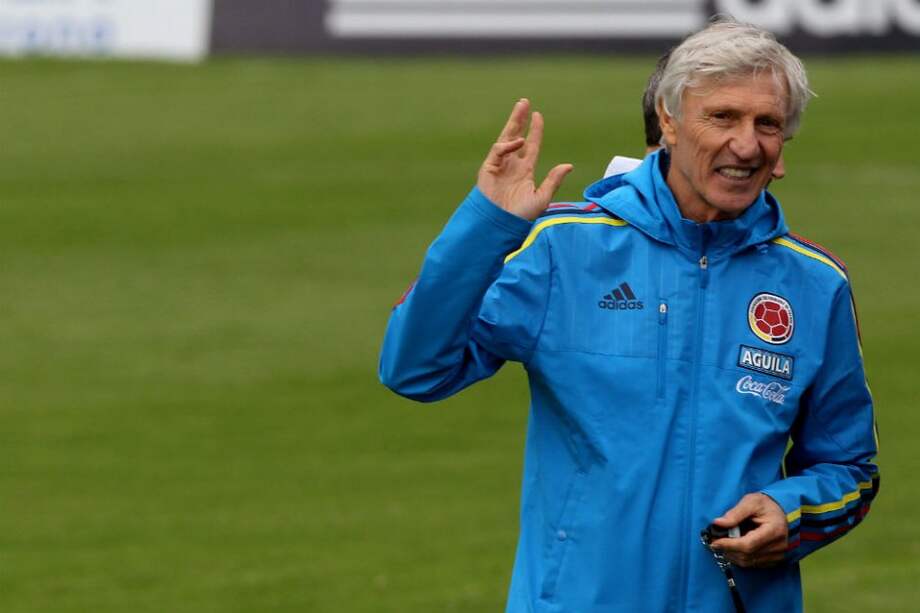 José Pékerman, entrenador de la Selección Colombia. Foto: AFP